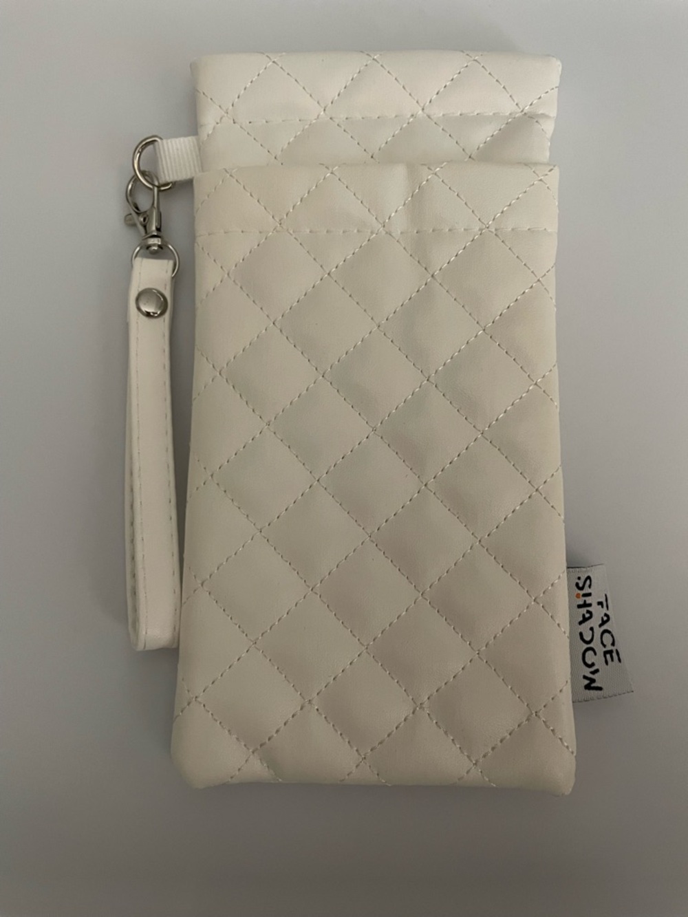 Quilted White Glasses/Sunglasses 🕶️ Case